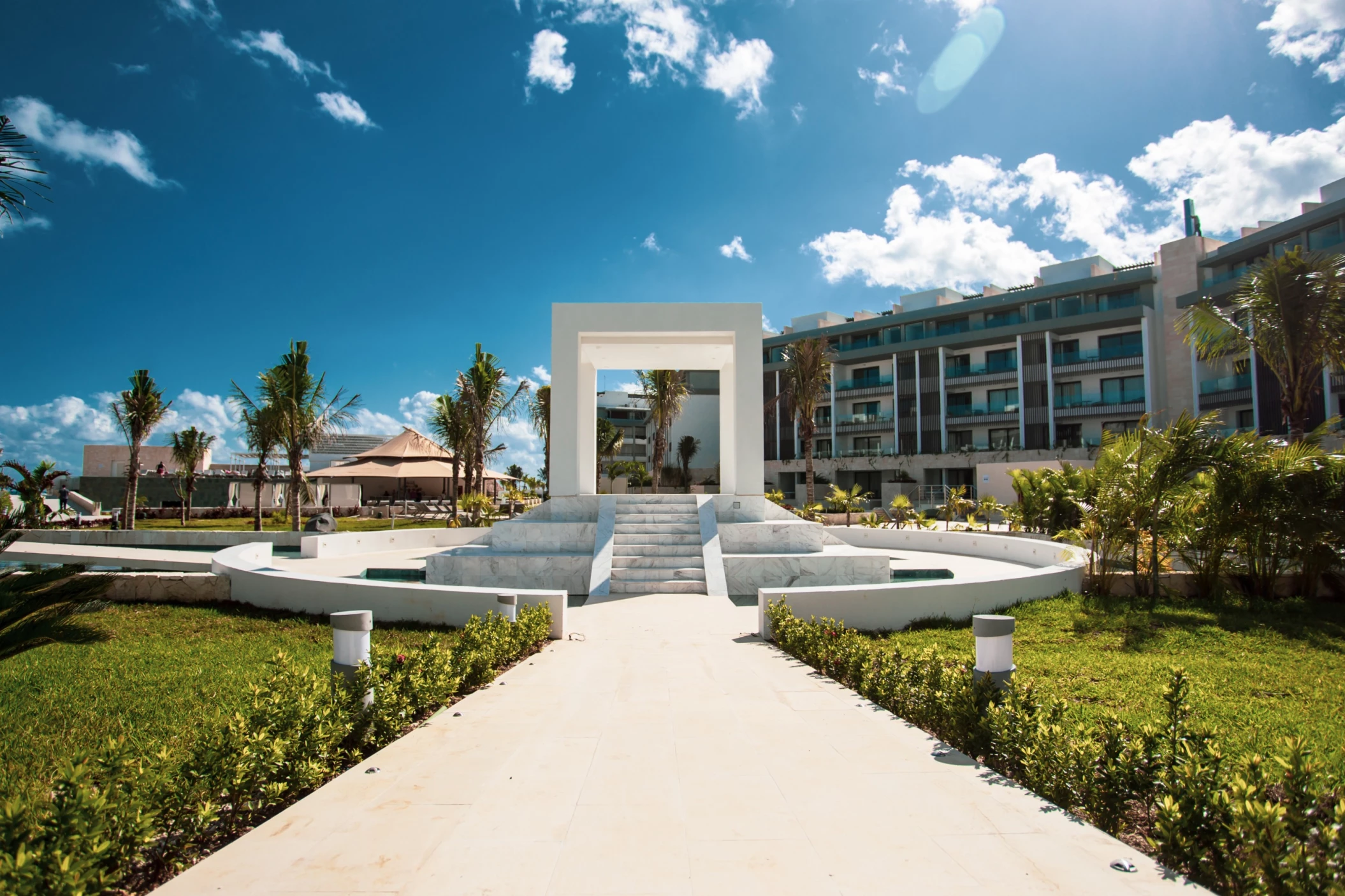 Garden gazebo at Majestic Elegance Costa Mujeres