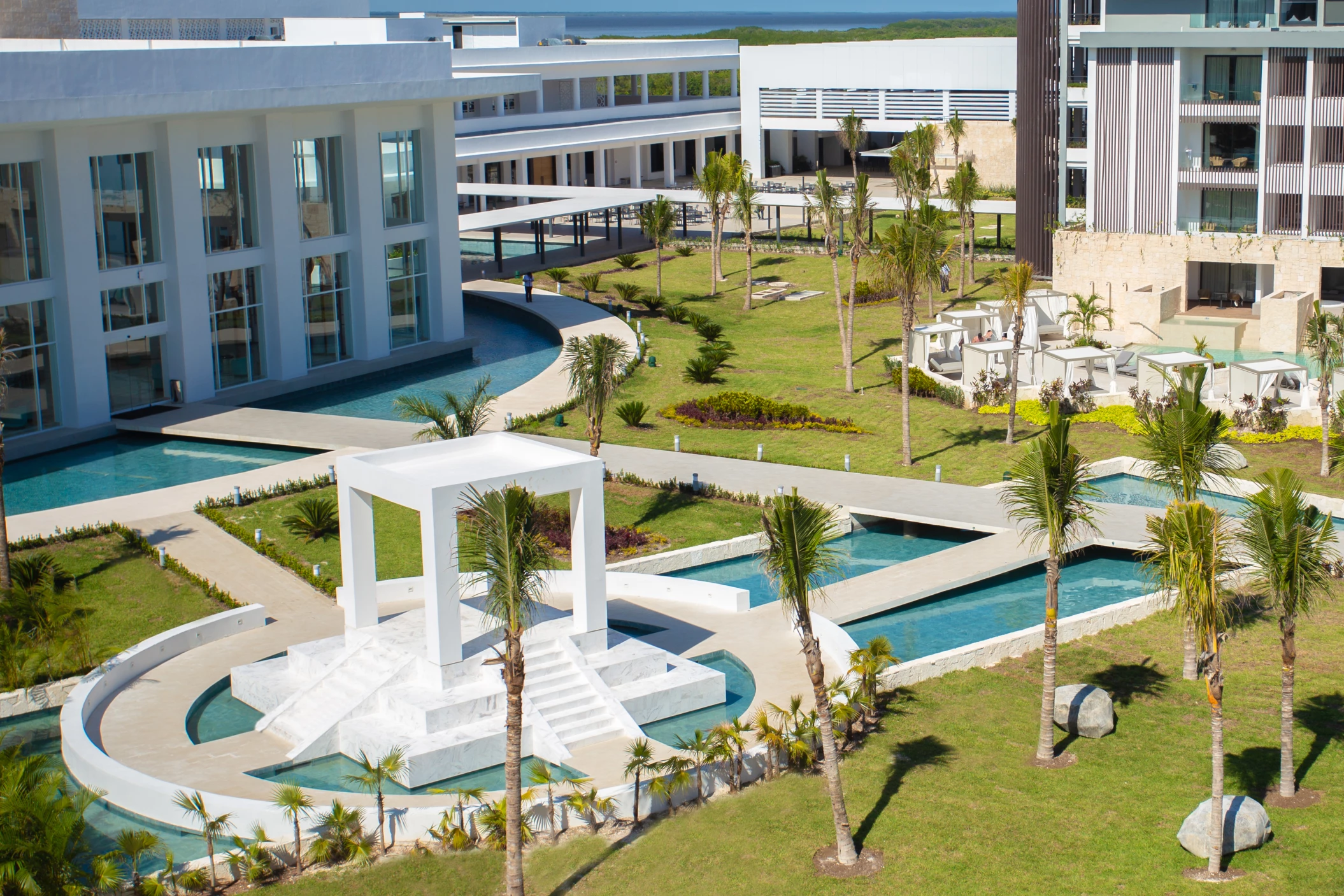 Garden gazebo at Majestic Elegance Costa Mujeres