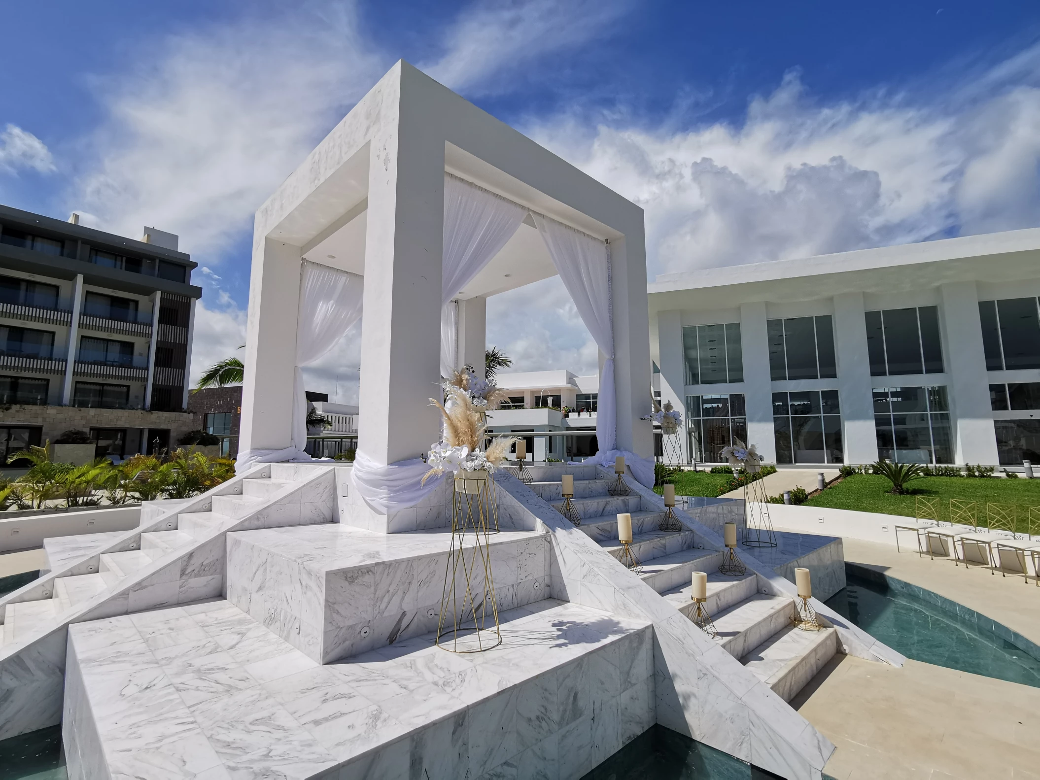 Garden gazebo at Majestic Elegance Costa Mujeres