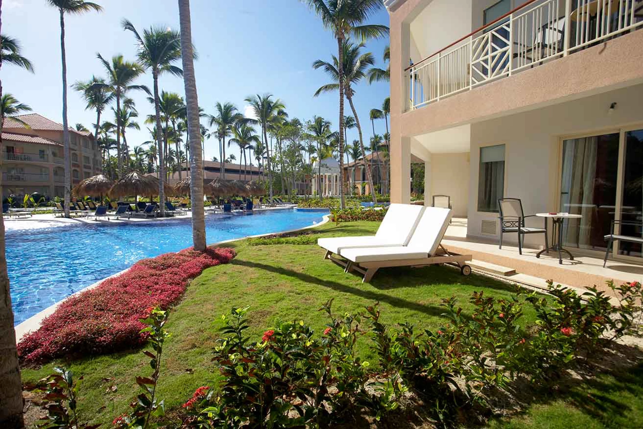 Junior suite terrace at Majestic Elegance Punta Cana