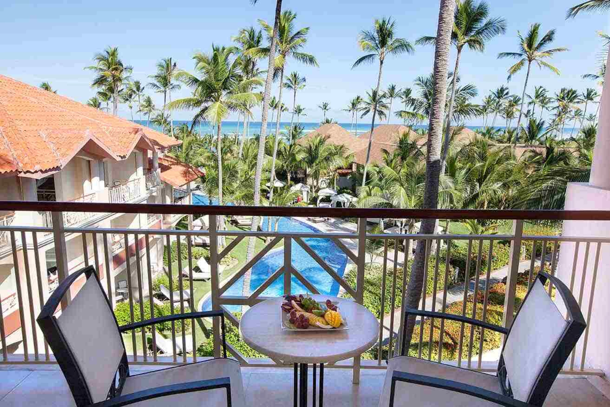 Suite balcony view at Majestic Elegance Punta Cana