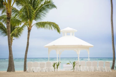 Beach gazebo wedding venue at Majestic Elegance Punta Cana