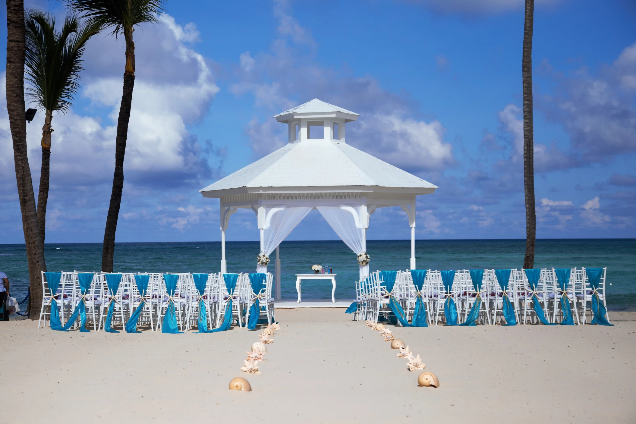 Beach gazebo at Majestic Elegance Punta Cana