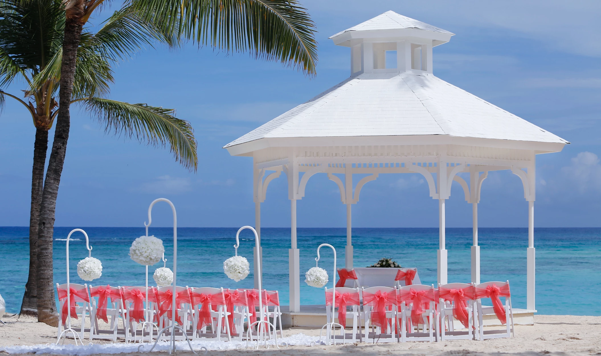 Beach gazebo wedding venue at Majestic Elegance Punta Cana