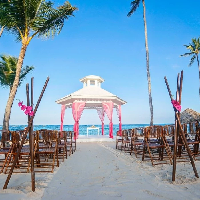 Beach gazebo at Majestic Elegance Punta Cana