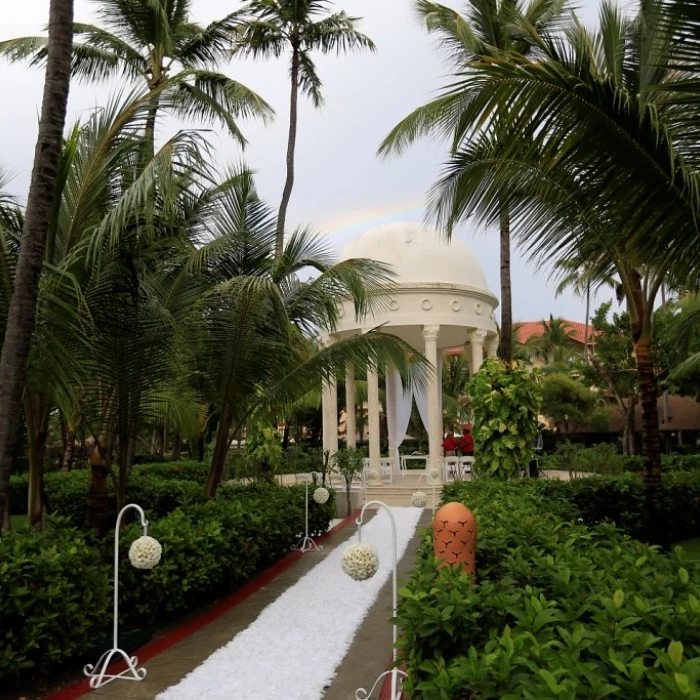 Garden gazebo at Majestic Elegance Punta Cana