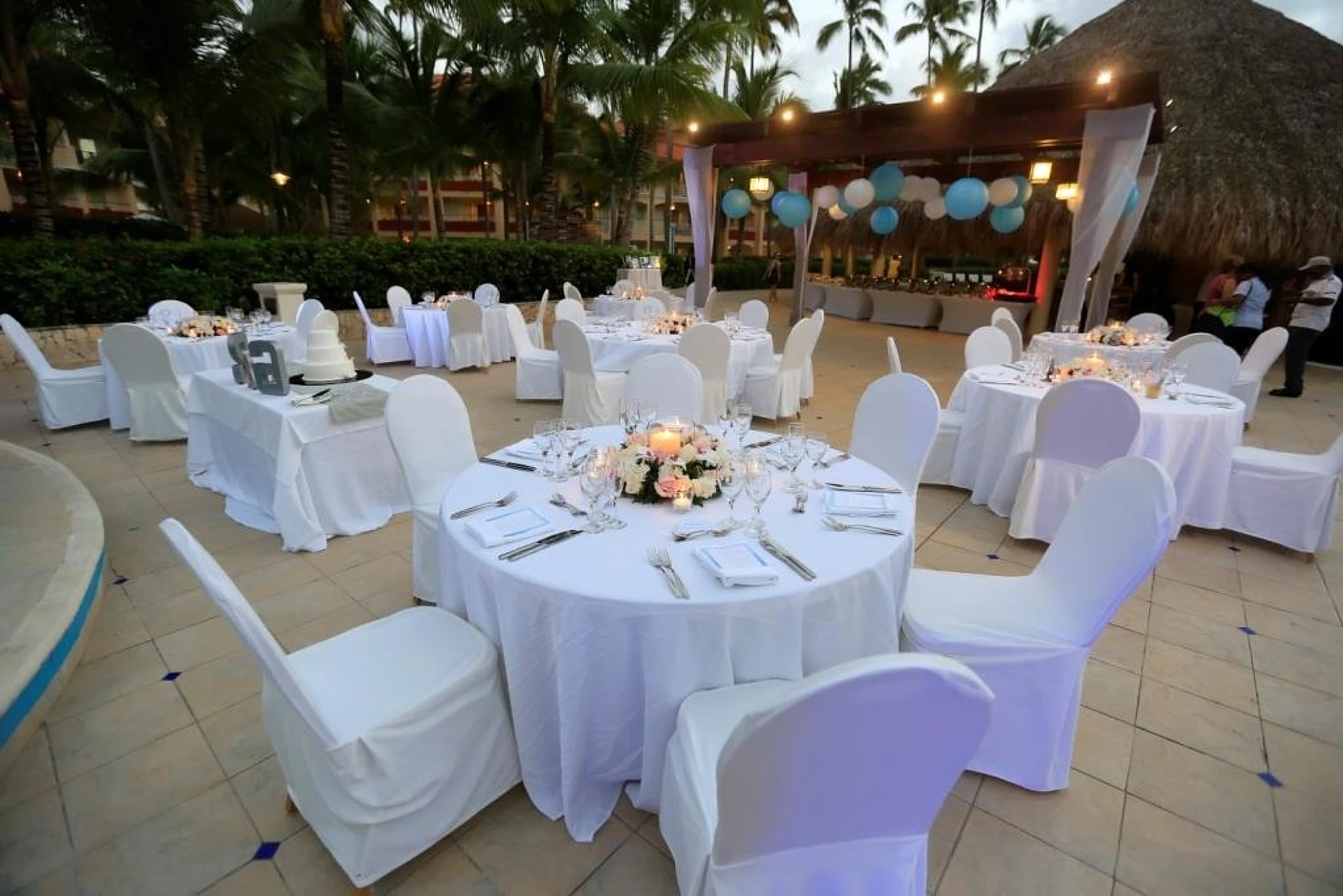 Wet bar terrace at Majestic Elegance Punta Cana