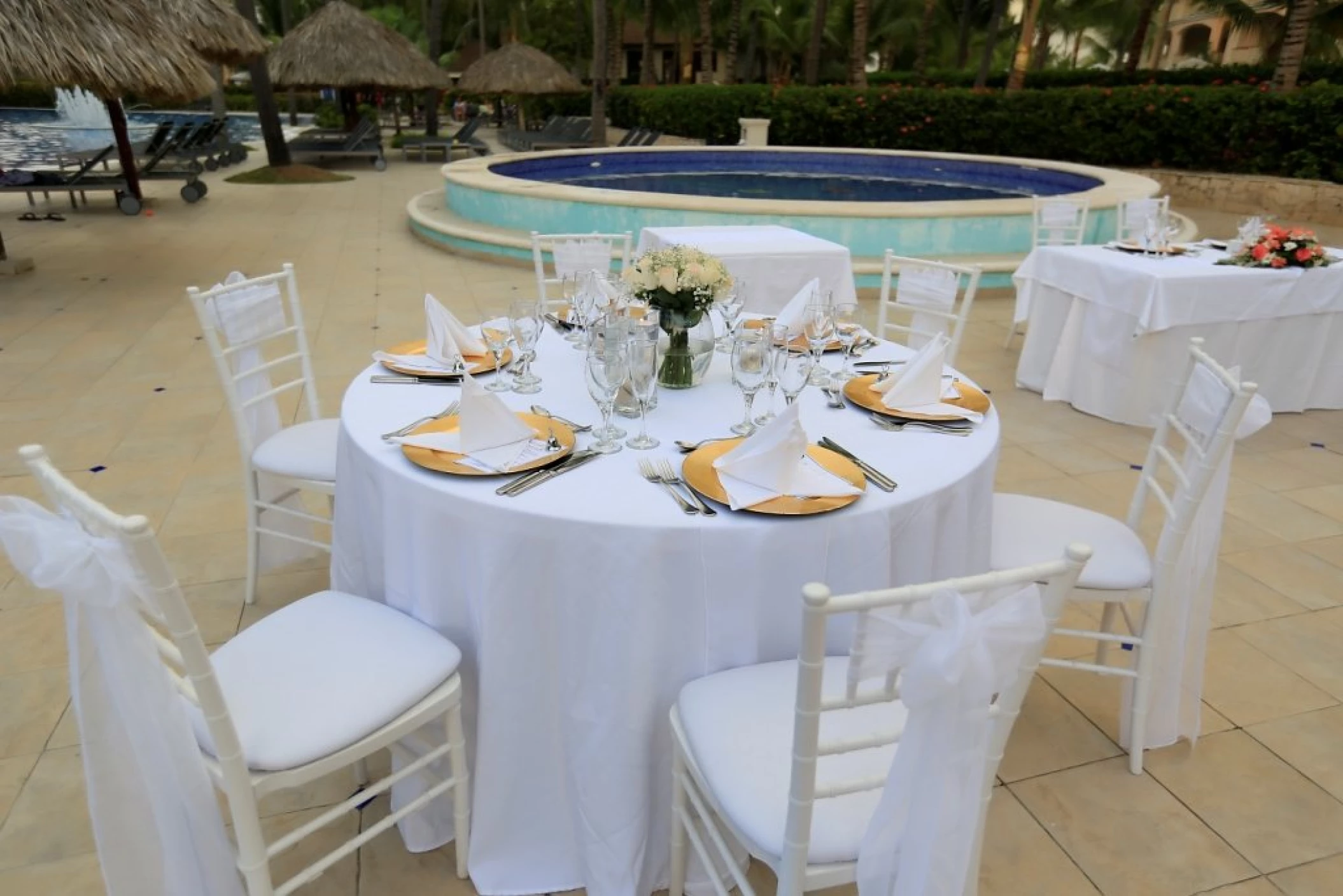 Wet bar terrace at Majestic Elegance Punta Cana