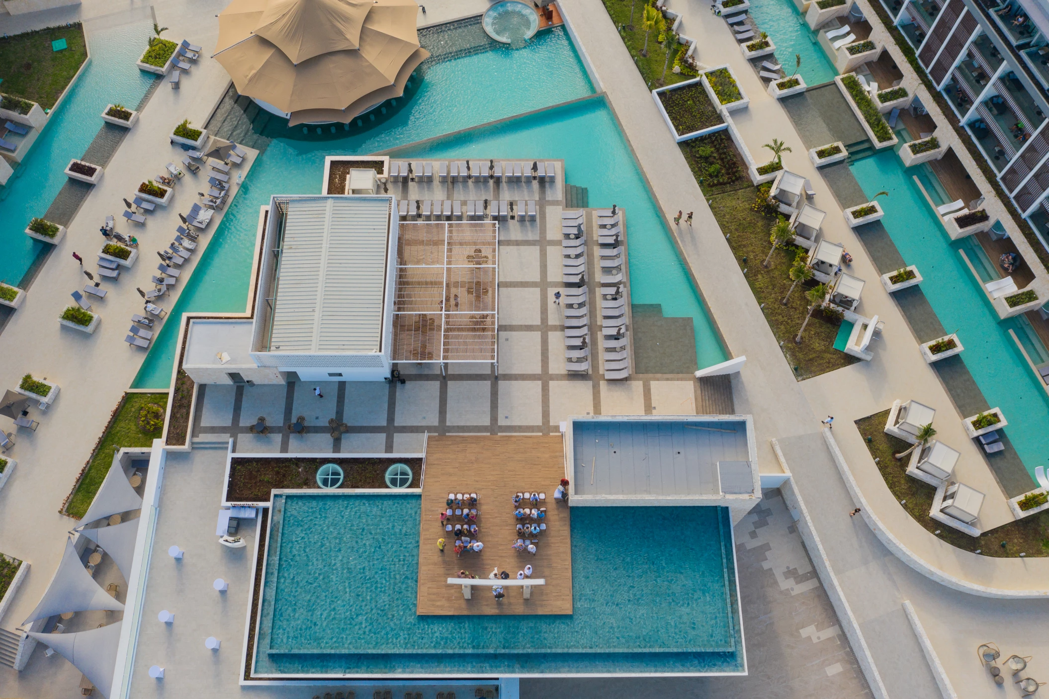 Ceremony on Sky gazebo at Majestic Costa Mujeres