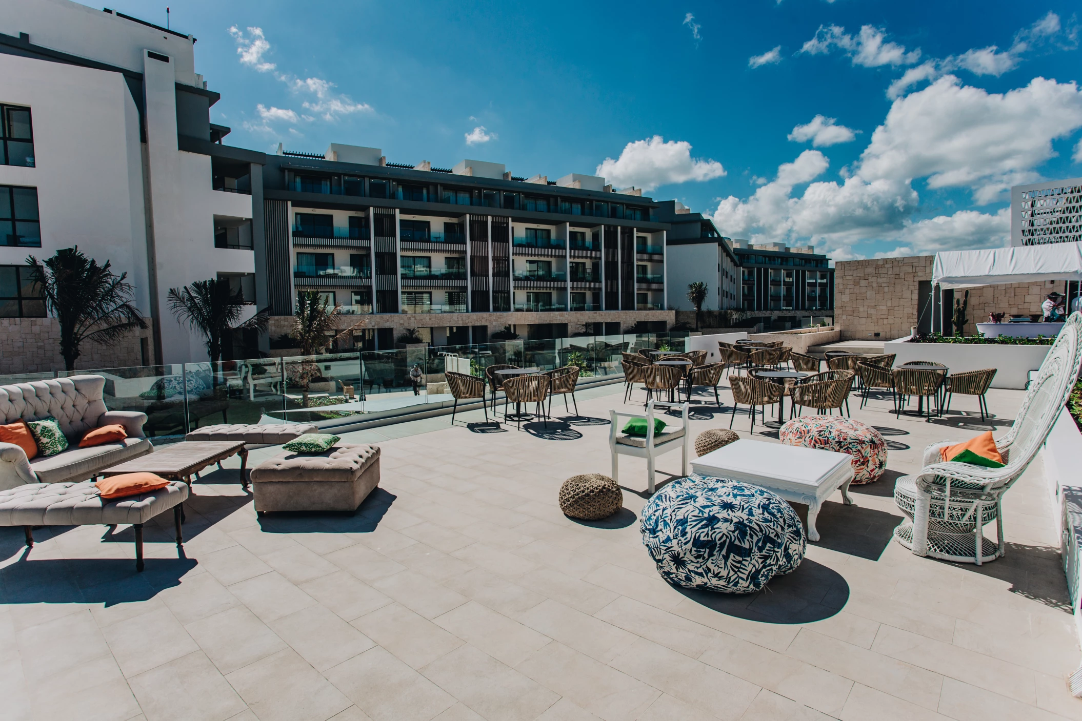 Sky terrace at Majestic Elegance Costa Mujeres