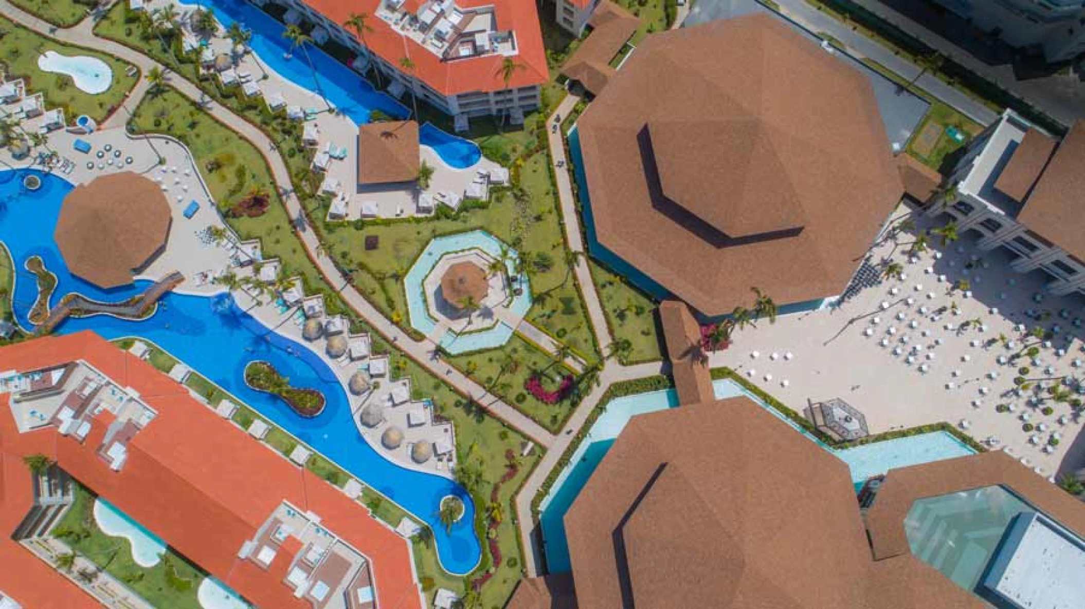 Aerial view at Majestic Mirage Punta Cana