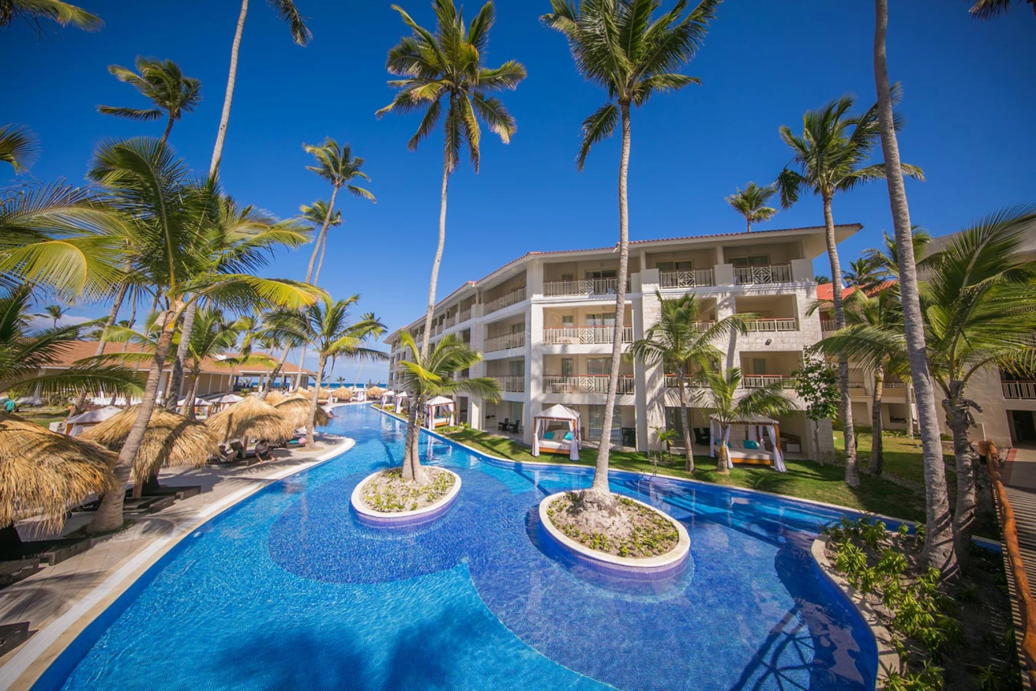 Lazy river pool at Majestic Mirage Punta Cana