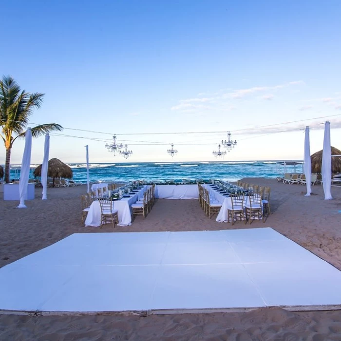 Dinner reception on the Beach at Majestic Mirage Punta Cana