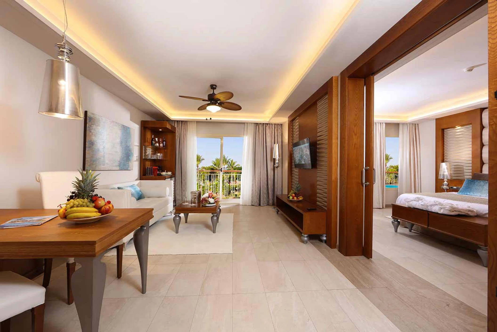 family one bedroom suite at Majestic Mirage Punta Cana