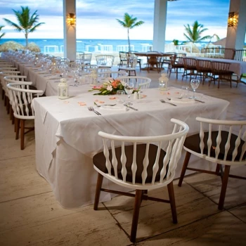 Seaside restaurant at Majestic Mirage Punta Cana