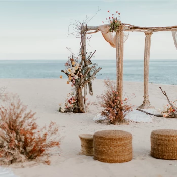 Ceremony on the beach at Mar del Cabo by Velas Resort