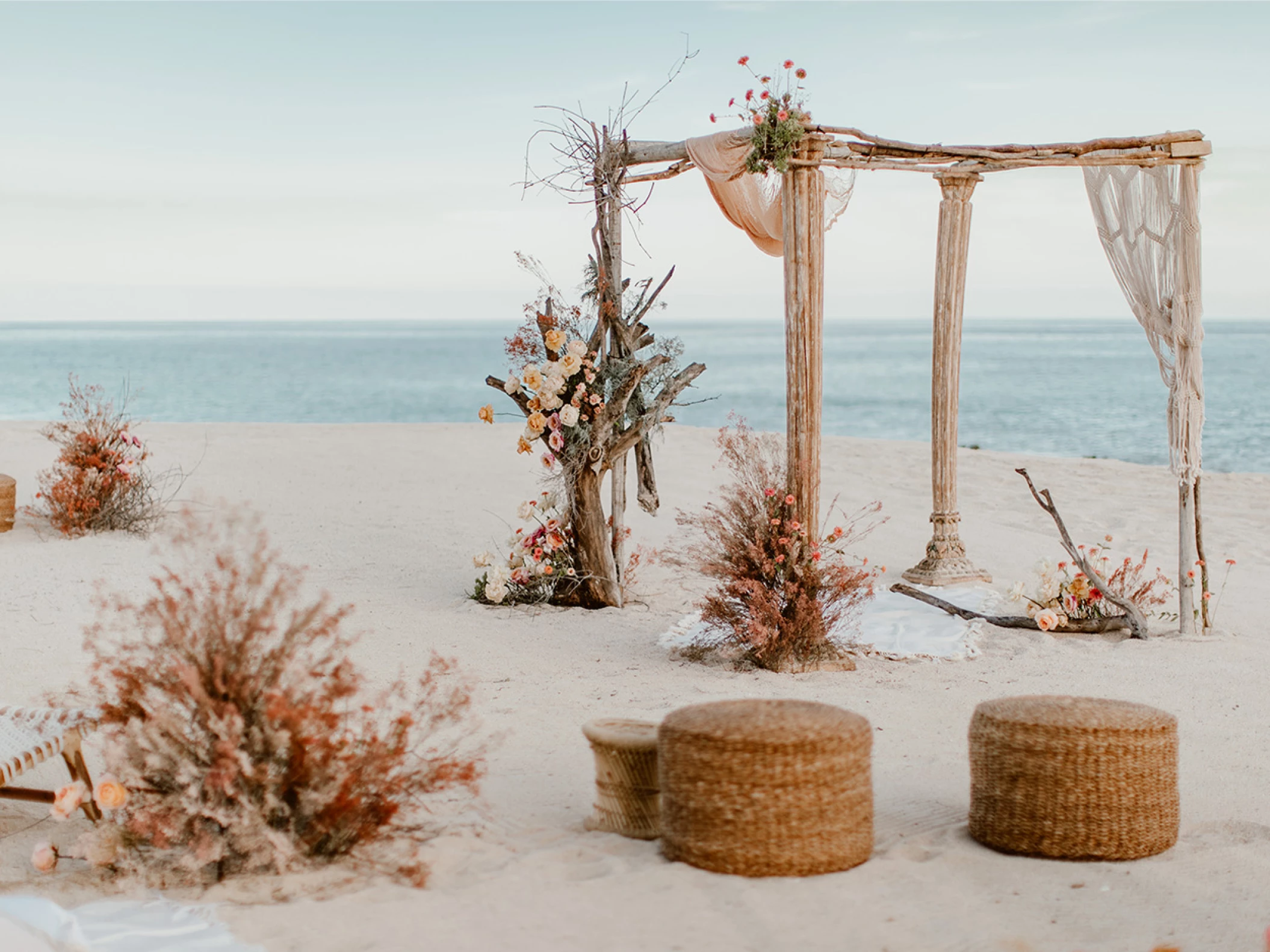 Ceremony on the beach at Mar del Cabo by Velas Resort