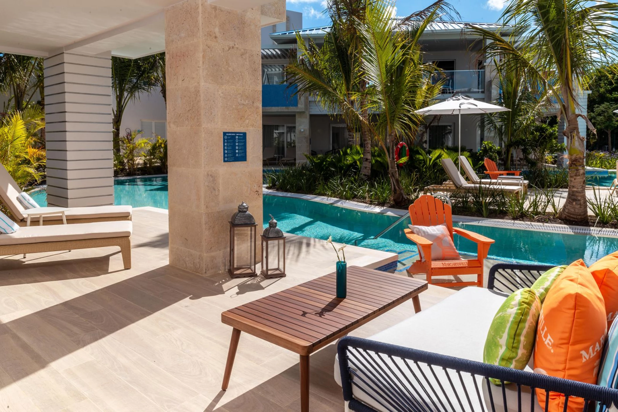 Lazy River balcony at Margaritaville Island Reserve Cap Cana