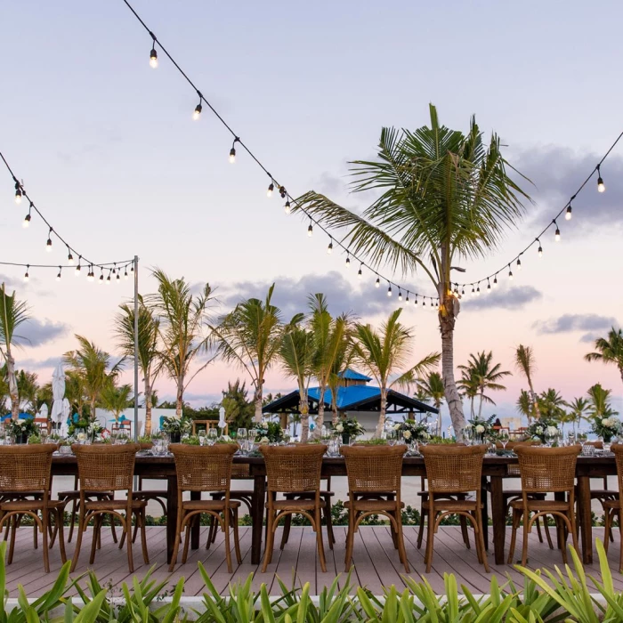 Dinner reception at Margaritaville Island Reserve Cap Cana