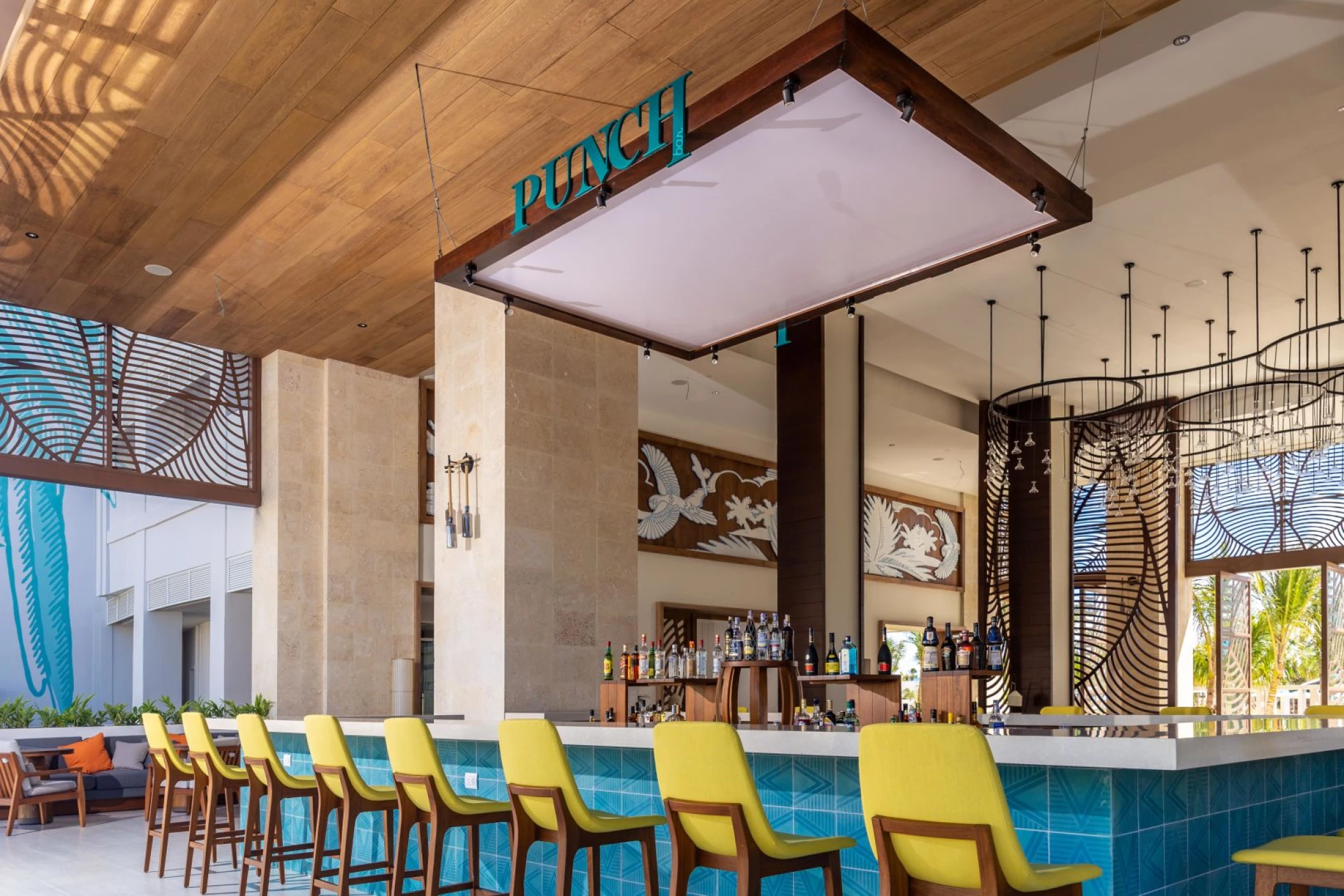 Punch bar at Margaritaville Island Reserve Cap Cana