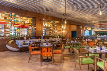 The boathouse buffet at Margaritaville Island Reserve Cap Cana