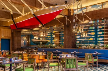 The boathouse eatery restaurant at Margaritaville Island Reserve Cap Cana