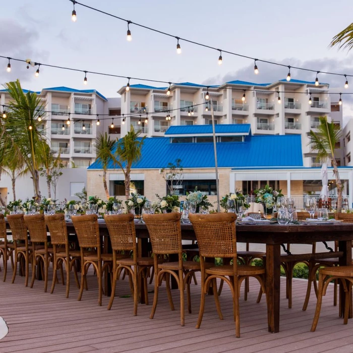 Dinner reception at Margaritaville Island Reserve Cap Cana