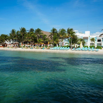 Beach at Margaritaville Island Reserve Riviera Cancun.