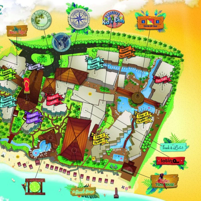 Margaritaville Island Reserve Riviera Cancun Map