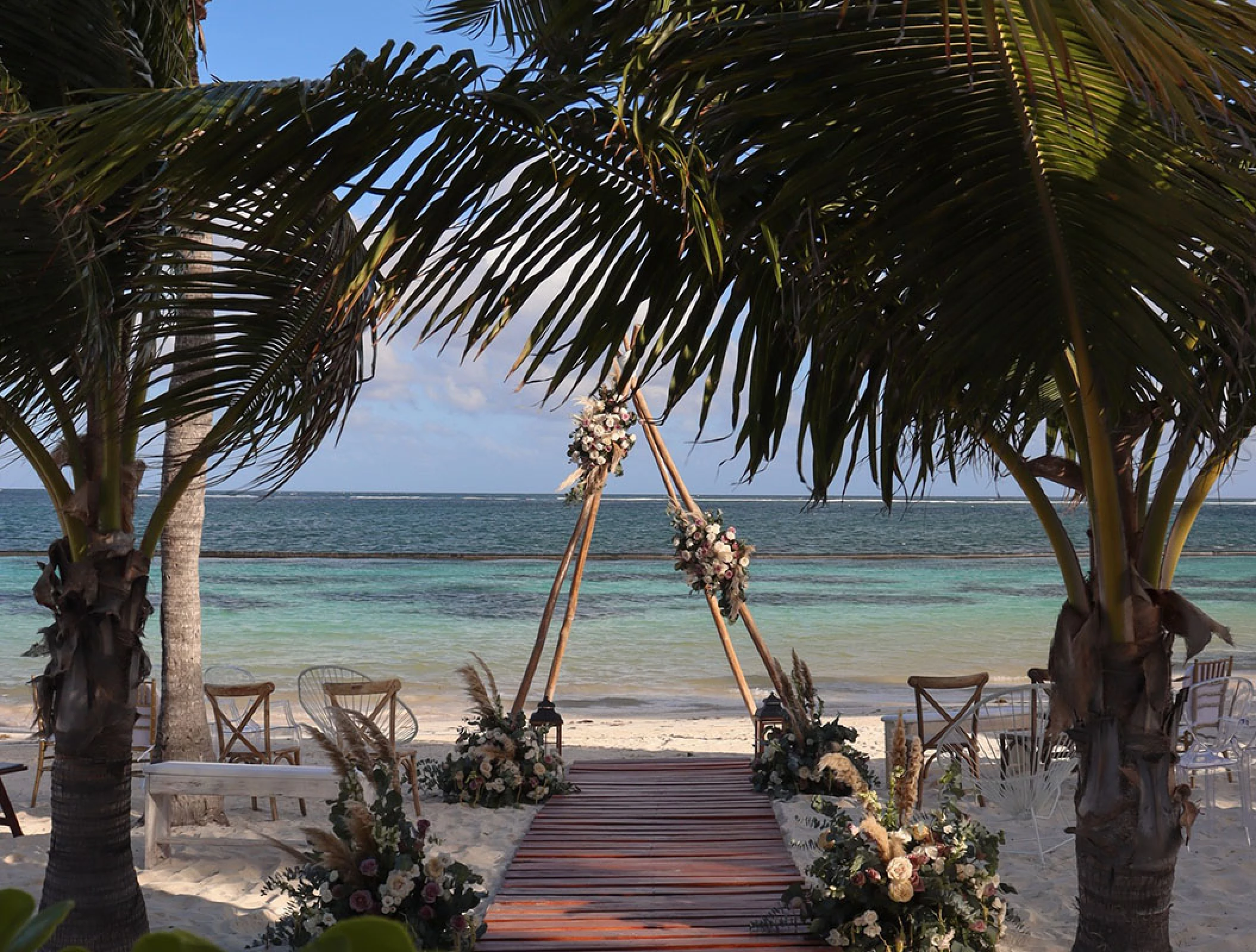 Beach venue at Margaritaville Island Reserve Riviera Cancun.
