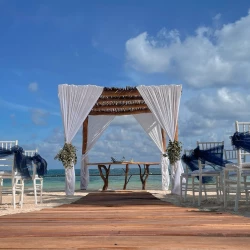 Beach Gazebo venue at Margaritaville Island Reserve Riviera Cancun.