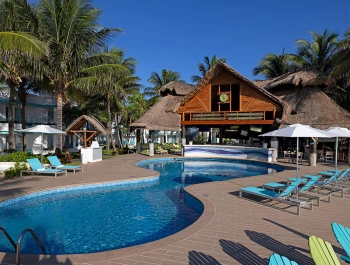 Its five o Clock bar at Margaritaville Island Reserve Riviera Cancun.