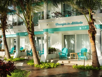 Margaritaville Island Reserve Riviera Cancun open areas.