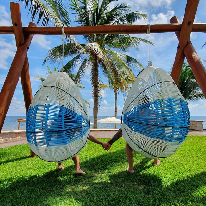 Margaritaville Island Reserve Riviera Cancun open areas.