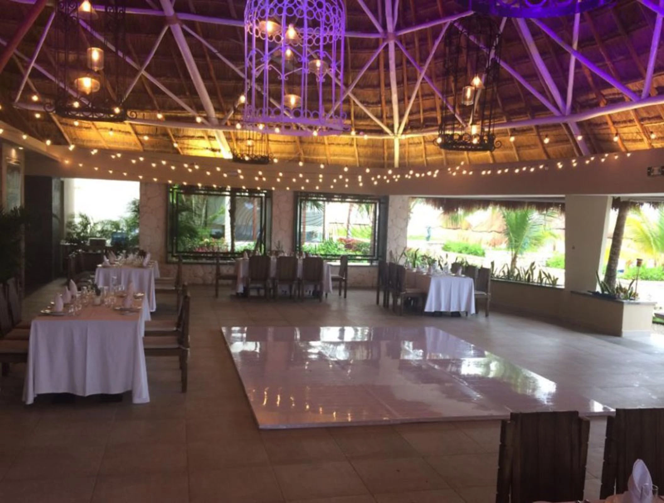 Beach-house restaurant venue at Margaritaville Island Reserve Riviera Cancun.