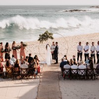 Ceremony on the beach at marquis los cabos