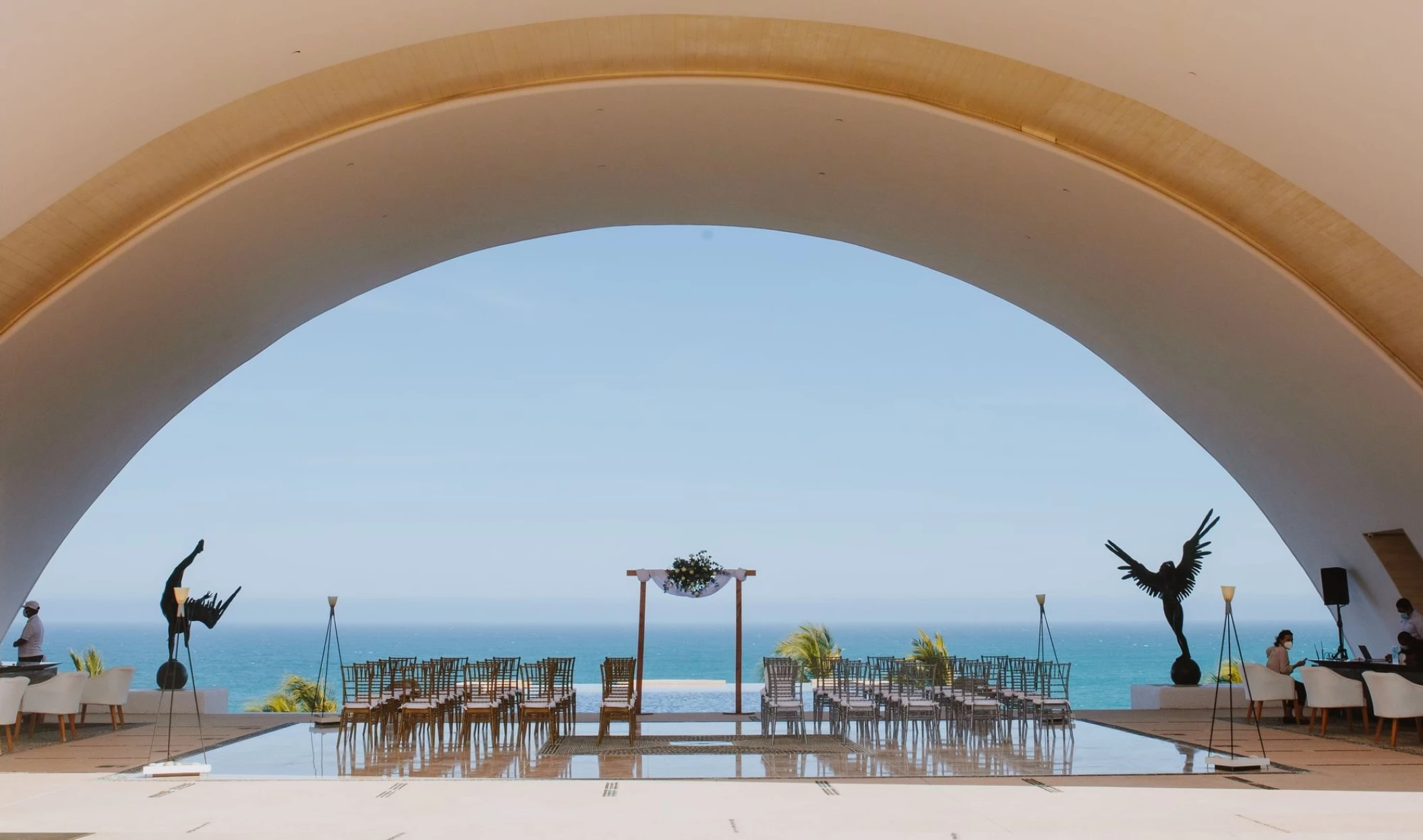 the lobby venue at Marquis Los Cabos