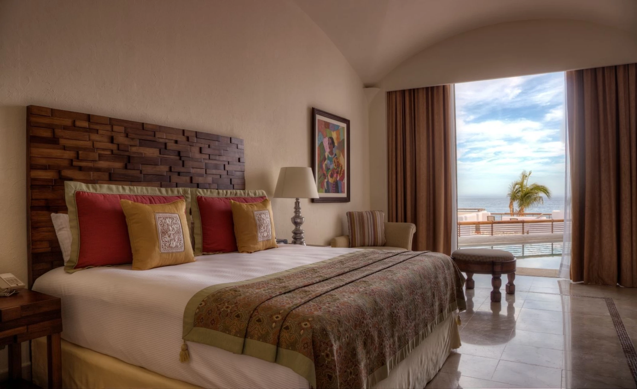 master suite ocean view at Marquis los cabos