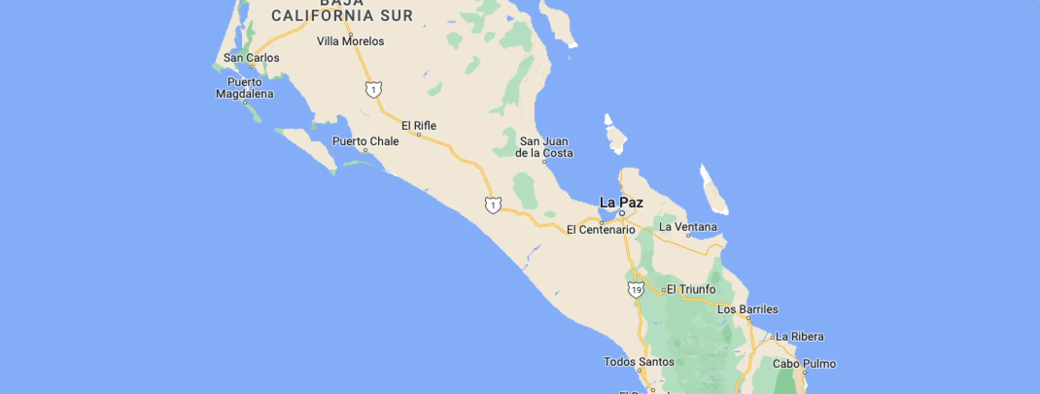 Google maps of ME Cabo