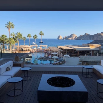 Views from restaurant at ME CABO
