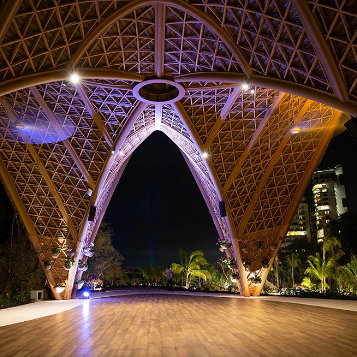 The Forum wedding venue at Hotel Mousai Puerto Vallarta.