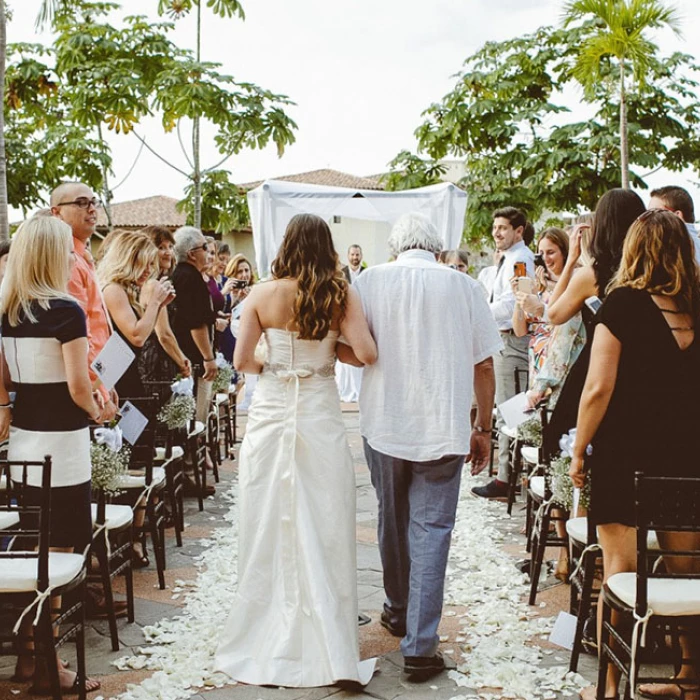 Beach weding at Hotel Mousai Puerto Vallarta.