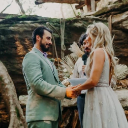 Ceremony on the cenote bonanza