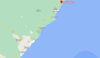 Google maps of Nickelodeon Hotels & Resorts Riviera Maya