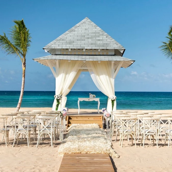 Beachfront gazebo at Nickelodeon Hotels & Resorts Punta Cana