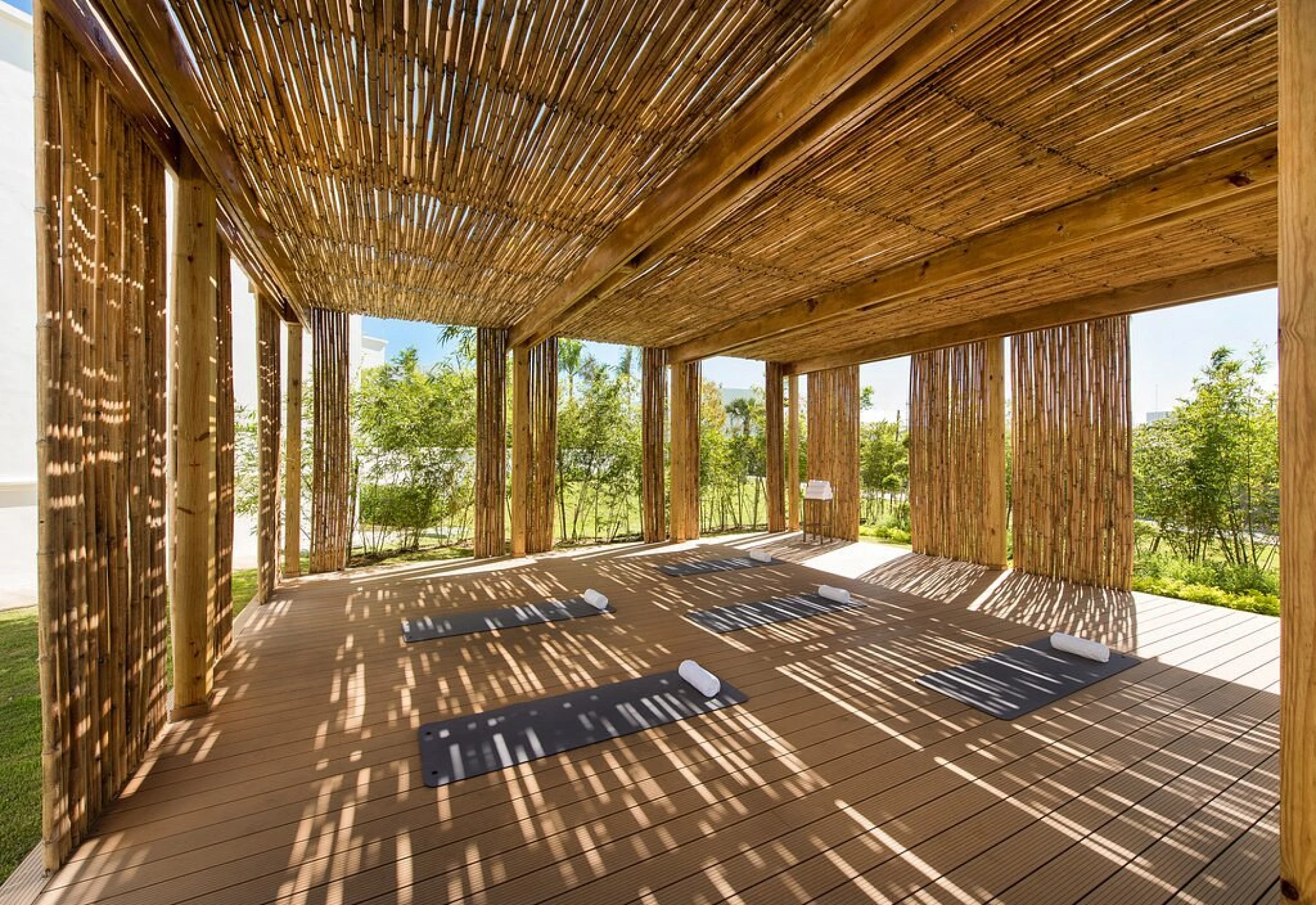 Yoga area at Nickelodeon Hotels & Resorts Punta Cana