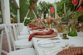 Dinner reception on “Le Spatule” Terrace at Nickelodeon Riviera Maya