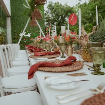 Dinner reception on “Le Spatule” Terrace at Nickelodeon Riviera Maya