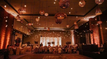 Dinner reception on Sia Kaan wedding venue at Nizuc Resort and Spa