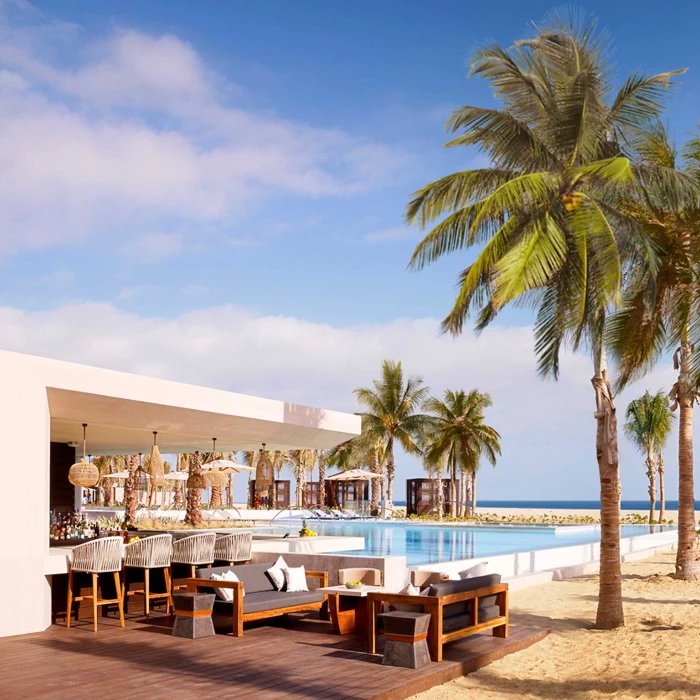 Beach bar at Nobu Hotel Los Cabos